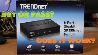 Trendnet TEG S82g 8 Port Gigabit GREENnet Switch