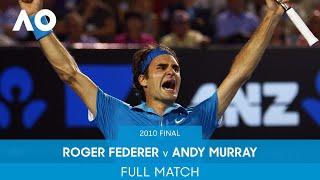 Roger Federer v Andy Murray Full Match | Australian Open 2010 Final