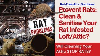 RAT poison doesn't work? Will cleaning and sanitising the loft STOP RATS?