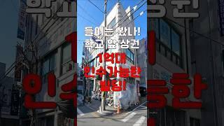(10404) 천안상가주택 들어는 봤나 전세금 1억으로 살수 있는 학교앞 주인세대 있는 끝내주는 빌딩을! #천안아산건물 #아산건물 #건물매매 #급매 #상가주택