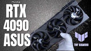 ASUS TUF RTX 4090 unboxing and test fps