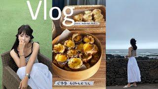 [Vlog] 2박3일 제주 여행 브이로그 | 애월 피즈버거, 랜디스도넛, 집의기록상점 | 서쪽 맛집, 카페 추천 | 여행 데일리룩