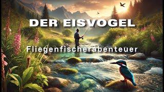 Der wundervolle Eisvogel am kleinen Bach #fliegenfischen #flyfishing #kingfisher