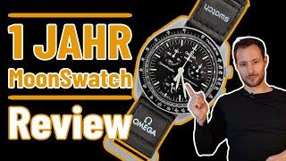 1 JAHR Erfahrung mit Mission to the Moon - MoonSwatch Swatch x Omega - Review in Deutsch