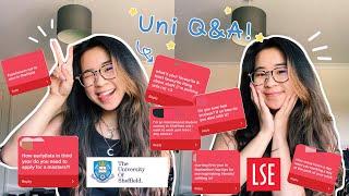 answering your questions about LSE and the University of Sheffield! ‍