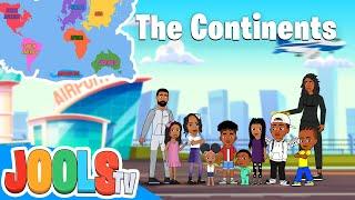 The Continents | Nursery Rhymes + Kids Songs | Jools TV Trapery Rhymes