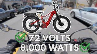 The First True 72 Volt eBike