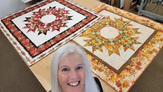 WALL HANGINGS! MAKING "AUTUMN CELEBRATION WREATH" QUILT!