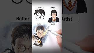 Draw Harry Potter! #art #drawing #shorts #harrypotter #magic #howtodraw #easydraw