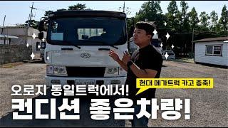 구하기 힘든차량이죠? 여기 있습니다 장비 및 포크레인 운반하기 좋은 5톤 중축 카고 트럭화물차!