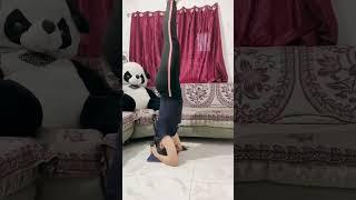 Shirshasana (Headstand Pose) #healthylifestyle #follow #youtubeshorts #views #subscribe #yoga #like