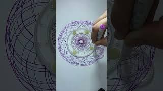 Huge Spirograph ASMR Art | Mesmerizing Colors & Sounds! #art #shorts #spirograph #satisfying #asmr