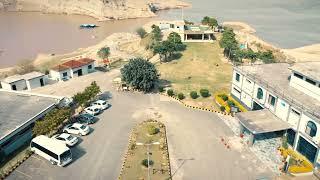 Aerial view of Mangla Water Resort at Daytime ️