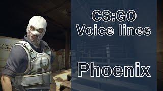 CSGO Agent Voice Lines: Phoenix