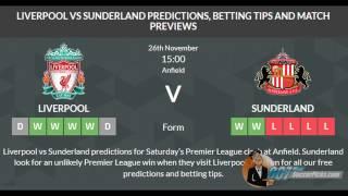 Liverpool vs Sunderland PREDICTION (by 007Soccerpicks.com)