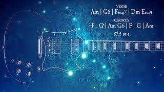 Space Rock Ballad Guitar Backing Track A Minor Jam