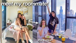 THE FIRST 24 HOURS WITH MY ROOMMATE! | apartment vlog