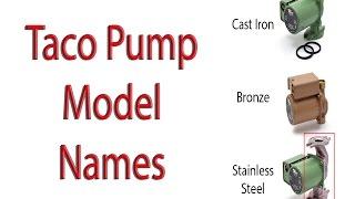 Everything you need to know about Circulator pump models from Taco