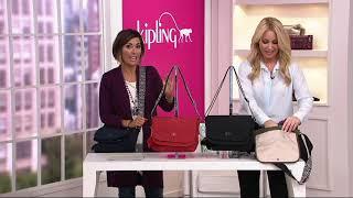 Kipling Nylon Crossbody Handbag with Novelty Strap - Brooklyn on QVC