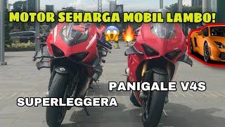 MOTOR SEHARGA LAMBORGHINI! DUCATI SUPERLEGGERA V4 VS PANIGALE V4S!