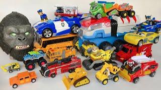 Hot Wheels Monster Truck Rescue Paw Patrol - Lắp Ráp Xe Cảnh Sát Giải Cứu Quái Thú, Siêu Anh Hùng