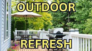 How to CLEAN Your OUTSIDE ITEMS: The Big Sweep SPRING REFRESH!