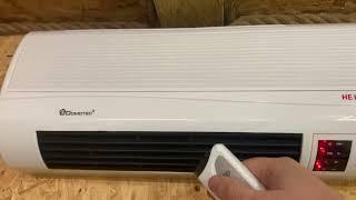 Тепловентилятор 2000 W Domotec 5961. Обогреватель настенный