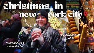 Exploring NYC during the holiday season *as a local* | trying new activities