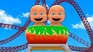 Baby Rides ROLLER COASTERS!