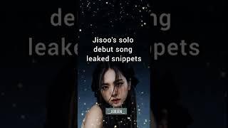 jisoo solo song leaked snippets #jisoo #blackpink #fyp #leakedsongs