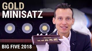 Gold Minisatz - Big Five 2018 - Nur 1.000 Stück