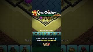 TH8 WAR BASE COPYLINK 2024! COC  #clashofclans #coc #th8 #th8base #shorts