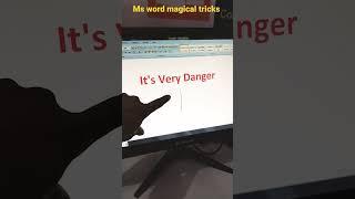 ms word magical tricks #shortvideo #video #trandingshorts #newshorts #mswordtricks