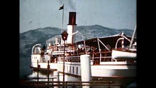 A trip on the Paddle Steamer PS Helvetia 1950s, from Peak Films "A Swiss Tapestry" series, F642 e