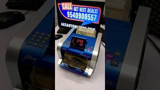 Godrej Cash Counting Machine with Fake Note Detector! #shorts  #cashcountingmachine #trending