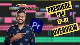 Premiere Pro Tutorial Basic to Advance 2024 | Ep-01 Overview | Cinemagicut