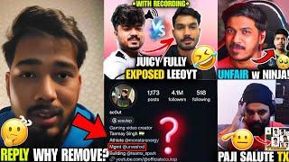 Scout Reply why remove S8ul?Juicy Expoed LeeyoYT iflick Unfair w Ninja Paji Respect TX🫡