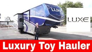 Luxe 44FB Toy Hauler fifth wheel - Luxury toy hauler