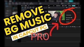 How to Remove Background Music from A Video and Keep the Vocals in Capcut PRO Desktop (PC & Mac)