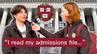 Asking Harvard students how they got into Harvard | GPA, SAT/ACT, Exctracurriculars, etc.