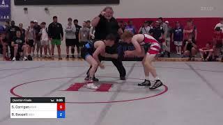 57 Kg Quarterfinal - Shane Corrigan, Askren Wrestling Academy Vs Bo Bassett, Bishop McCort High Sc