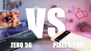 A comparison between the Infinix Zero 5G and the Google Pixel 6 Pro