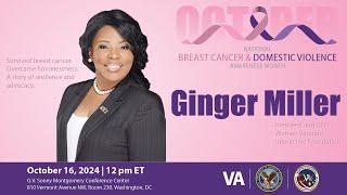 EmpowerHER: 6th Annual CWV Breast Cancer & Domestic Violence Awareness Event featuring Ginger Miller