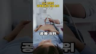 의사 전문의 과목별 평균 연봉 순위 BEST 15