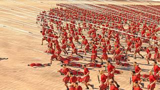 19200 Archers vs Massive MOB - Total War ROME 2