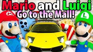 Crazy Mario Bros: Mario and Luigi Go To The Mall!