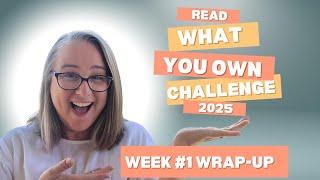 New Update: Read What You Own Challenge 2025 Week #1 Wrap Up #booktube