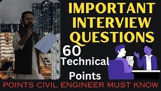 basic important knowledge for civil engineers|Points that every civil engineer must know|civilengr