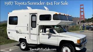 1987 Toyota Sunrader 4X4 RV For Sale