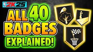 NBA 2K25: All 40 Badges EXPLAINED!